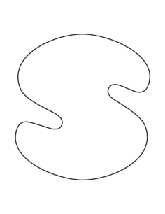 Bubble Letter S Kids Coloring Pages Pdf, Free Vectors File
